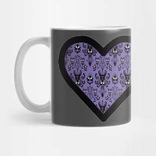 Haunted Mansion Heart Mug